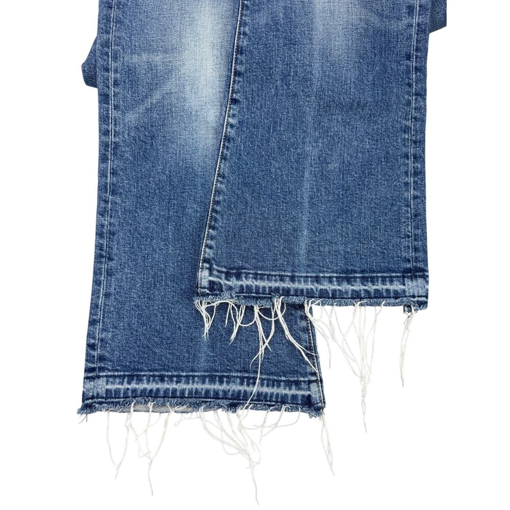 VERONICA BEARD Marlene 12” Corset Straight-Leg Cropped Jeans Size 27 Terrain - Picture 8 of 8